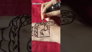 सिंपल मयूर मेहंदी डिजाइन#hennatattoo #mehndi #youtubeshorts #trending #art #mehendibyshikha