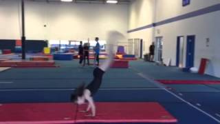 Ava's Round Off Double Back Hand Spring