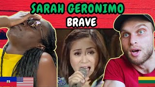 REACTION TO Sarah Geronimo - Brave (Live on ASAP) | FIRST TIME WATCHING