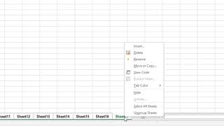 Cara Membuat Menghapus Memberikan tanda warna Sheet Belajar MS Excel 365