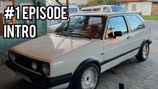 VW golf mk2 “whity” & “podkapotka” intro #1 episode