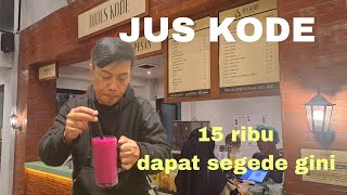 JUS KODE cuma 15 RIBU DAPAT SEGEDE GINI..#juice #kulinerbandung