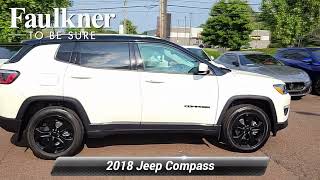 Used 2018 Jeep Compass Altitude, Willow Grove, PA JT400273