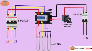 Solid state relay wiring connection diagram