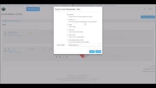 Voice Broadcast Export - FREE TRIALS