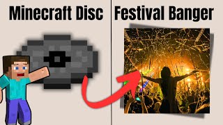 Minecraft Disc For A Music FESTIVAL? (epic Hardstyle Remix!)