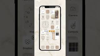 iOS Home Screen idea Aesthetic themes minimal, app icons, Widgets, Wallpapers to custimize the phone
