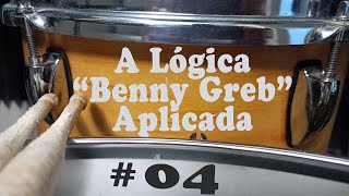 Aplicando o conceito "Benny Greb" em frases de bateria - nº 4