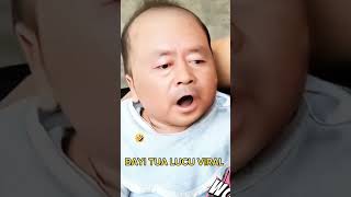 Viral, Bayi Baru Lahir Berwajah Tua  #shorts #bayilucu #bayi #bayiviral