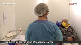 Covid-19 : Les équipes du centre Covid répondent à l'appel