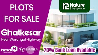 167 SqYards Plot for sale near Ghatkesar, Hyderabad | Hmda Rera Plots | Nature Lifespacce