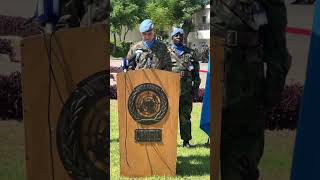 Major General Aroldo Lázaro on International Day of Peace