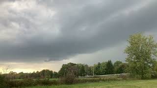 Northeast Ohio First severe thunderstorm