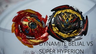 Beyblade Burst Dynamite Belial Vs Super Hyperion