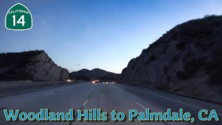 US-101 SB to I-405 NB to CA-14 NB Antelope Valley Freeway