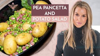 PEA PANCETTA AND POTATO SALAD recipe by Home Cooking with Julie Neville