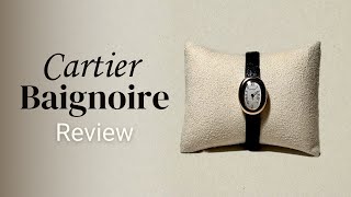 Cartier Baignoire watch review. Iconic vintage Cartier from 1990s.