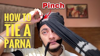 Easiest way to tie Wattan Wala Parna || Gagandeep Singh