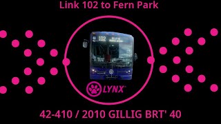 42-410 on Link 102 to Fern Park (FULL RIDE!)