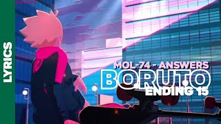 Boruto ending 15 | mol-74 "Answers" (Sub español)