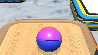 Rolling Balls 3D Sky Race All Level Gameplay Level 1