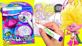 Trolls Band Together Movie imagine ink Activity Book with Magic Stickers