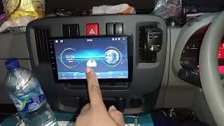 Custome bok subwoofer ISUZU TRAGA + mini bar dan pasang head unit android 9 inch