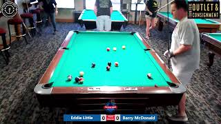 Eddie Little vs Barry McDonald - 8 Ball Tournament - Third Round - 8/24/24