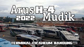 Hunting Di H-4 Mudik Lebaran Terminal Cicaheum Bandung Penumpang Semakin Ramai!!