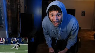 DALLAS COWBOYS FAN REACTS TO COWBOYS VS GIANTS!