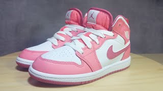 Nike Air Jordan 1 GS Strawberries & Cream DQ8424-616 Pink Kids Sneakers