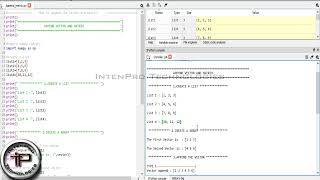 How To Append Matrix and Vectors in PYTHON | IntenPro Technologies