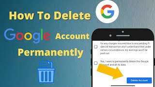 How To Delete Google Account Permanently | Delete Your Google Account