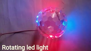 Rotating LED Lights | How to Make Wall Lights | Wall lights idea RGB at home