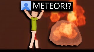 Can You Survive A METEOR In People Playground?