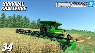 This Is A MASSIVE Upgrade!! | Survival Challenge | Farming Simulator 22 - Ep34