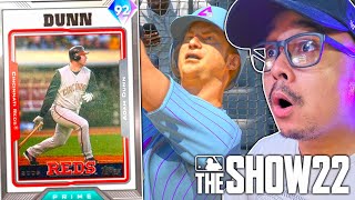 BRAND NEW 92 DIAMOND ADAM DUNN is A MONSTER! MLB The Show 22 Ranked Seasons GAMEPLAY