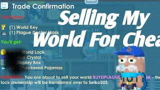 SELLING MY WORLD FOR CHEAP | And Rip Wl? 😭 | #GROWTOPIA