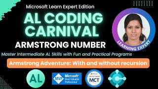 armstrong number in AL Programming | AL Coding carnival | Find Armstrong Numbers in AL Programming