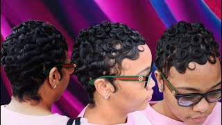 Short Hairstyle with Fingerwaves and Pincurls