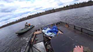 На вездеходе на таёжное озеро, первый день в пути.