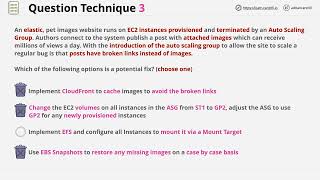 AWS Solutions Architect Professional Exam Question Walkthrough #3