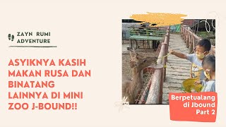 Jbound Bogor | Asyiknya Kasih Makan Rusa & Binatang Lainnya | Berpetualang di JBound Part 2