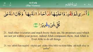 48 Surah Al Fath with Tajweed by Mishary Al Afasy