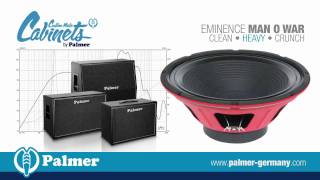 Palmer Custom Made Cabinets with Eminence Man O War speaker-chassis