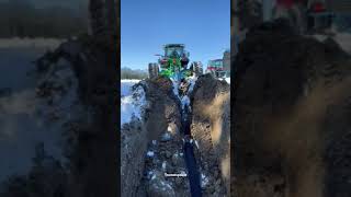 Deep tillage and land plow #johndeere #agriculture #agtech