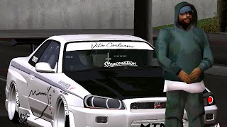 NISSAN SKYLINE R34 VITO CORLEONE COMPLET 100% GTA SA ANDROID