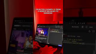 I REJECTED COOKIES FROM A WEBSITE... Because It's Ramadan! 😂 | #wedevx