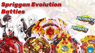 The Evolutions of Spriggan Beyblade Burst