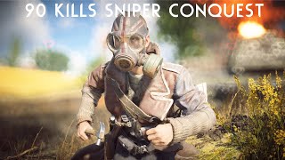 Battlefield V 90 Kills Sniping Conquest - Alan Watts on Time - Bon Iver